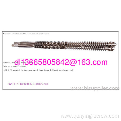 Die Head Parallel Screw &amp; Barrel For Machine 